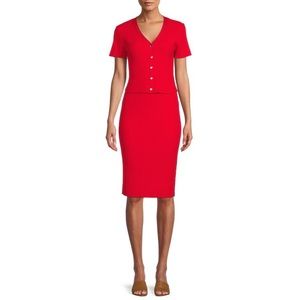 New with Tag No Boundaries’ Cardigan and Skirt Snap Set